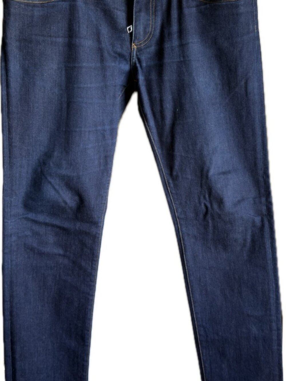 Dolce & Gabbana Skinny Jeans Dark Wash Blue Made in Italy Logo Pocket IT48 - Picture 2 of 10